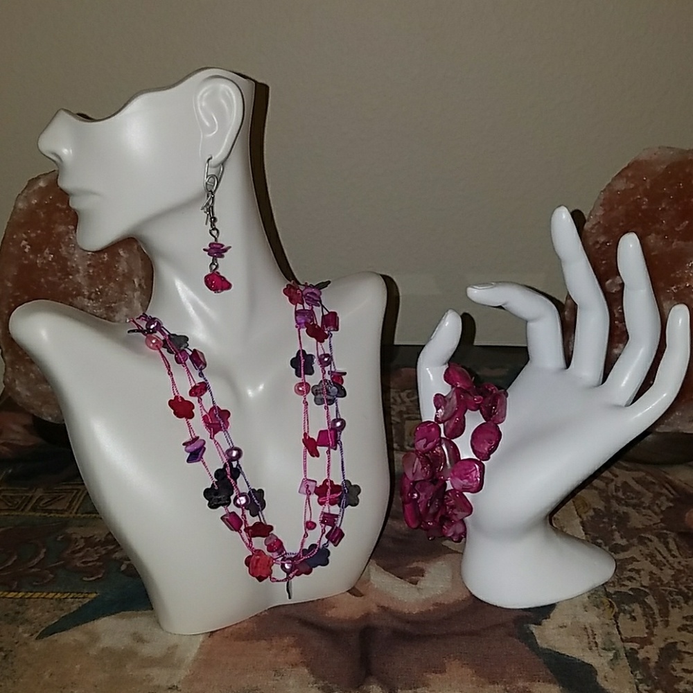 🎆3 for $18🎆Handmade Sea Shell Jewelry Bundle Set