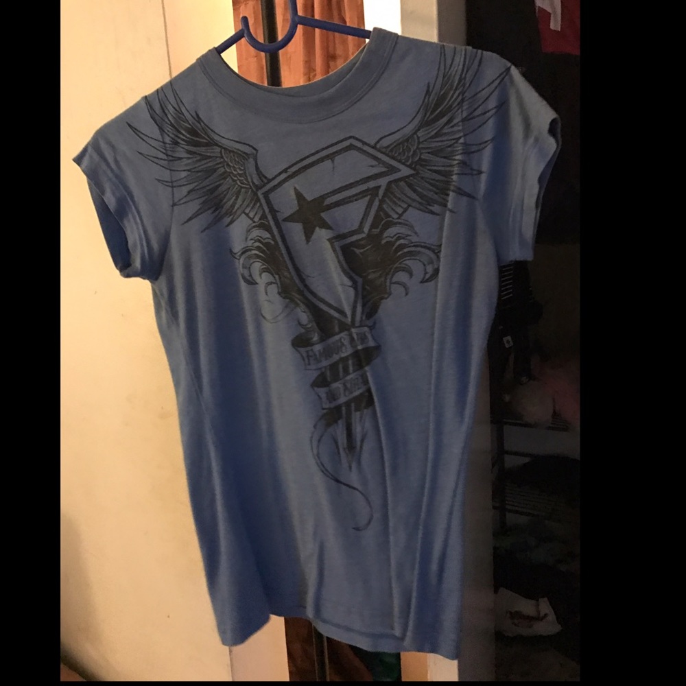 Blue "Famous" Tee