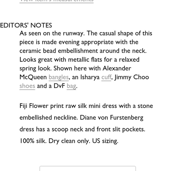 DVF Silk Fiji Flower MOCA Dress - SIZE 12- NEW