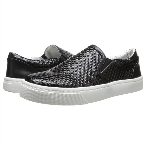 Black Diamond Slip On Sneakers Espadrille - Picture 4 of 6