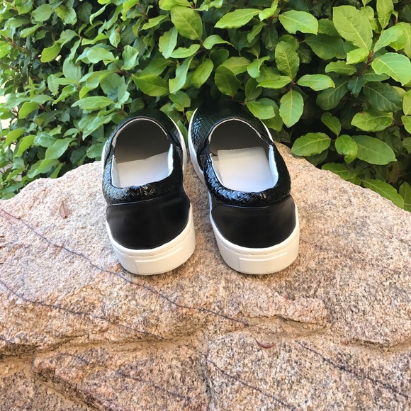 Black Diamond Slip On Sneakers Espadrille - Picture 6 of 6