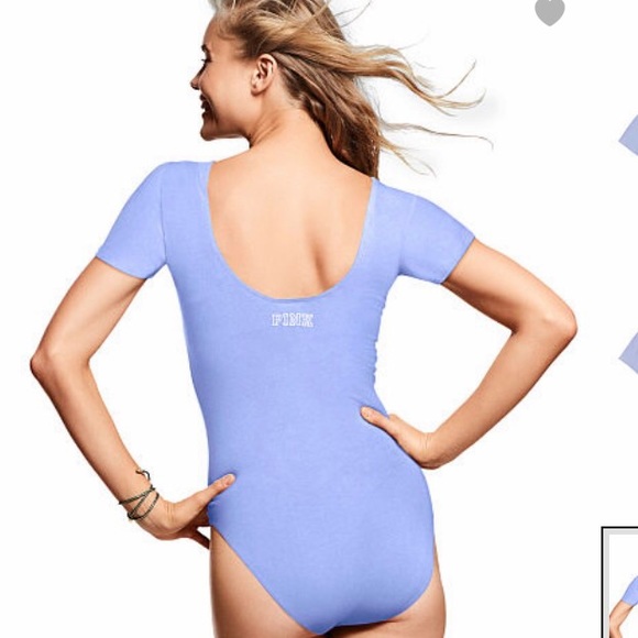 🌸SALE🌸VS PINK Laced Up bodysuit - Picture 2 of 3