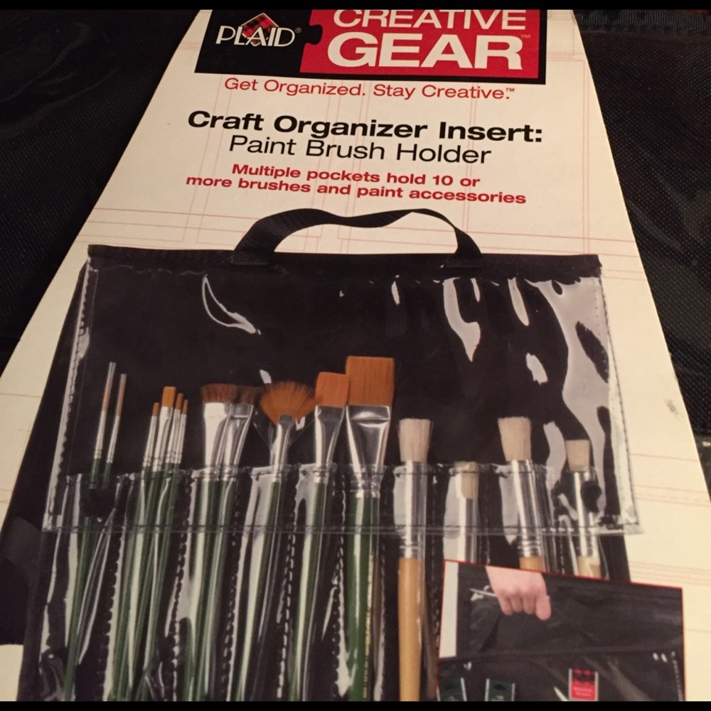 Creative paint  brush. Holder