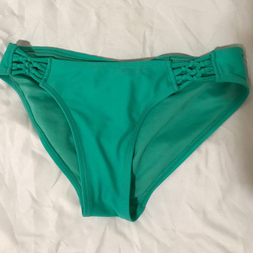 Turquoise bikini bottom