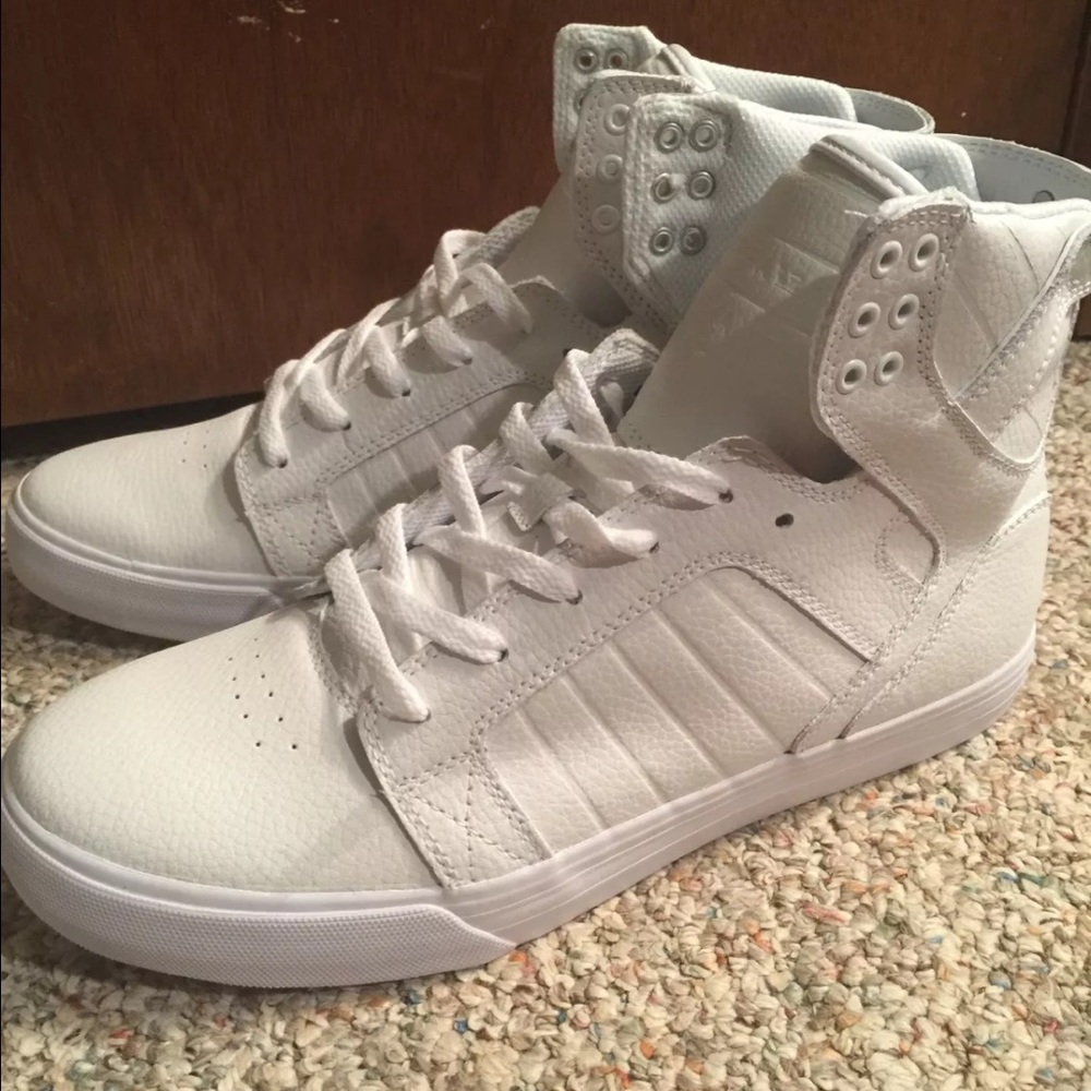 Supra Skytop Chad Muska Mens White Shoes 10.5