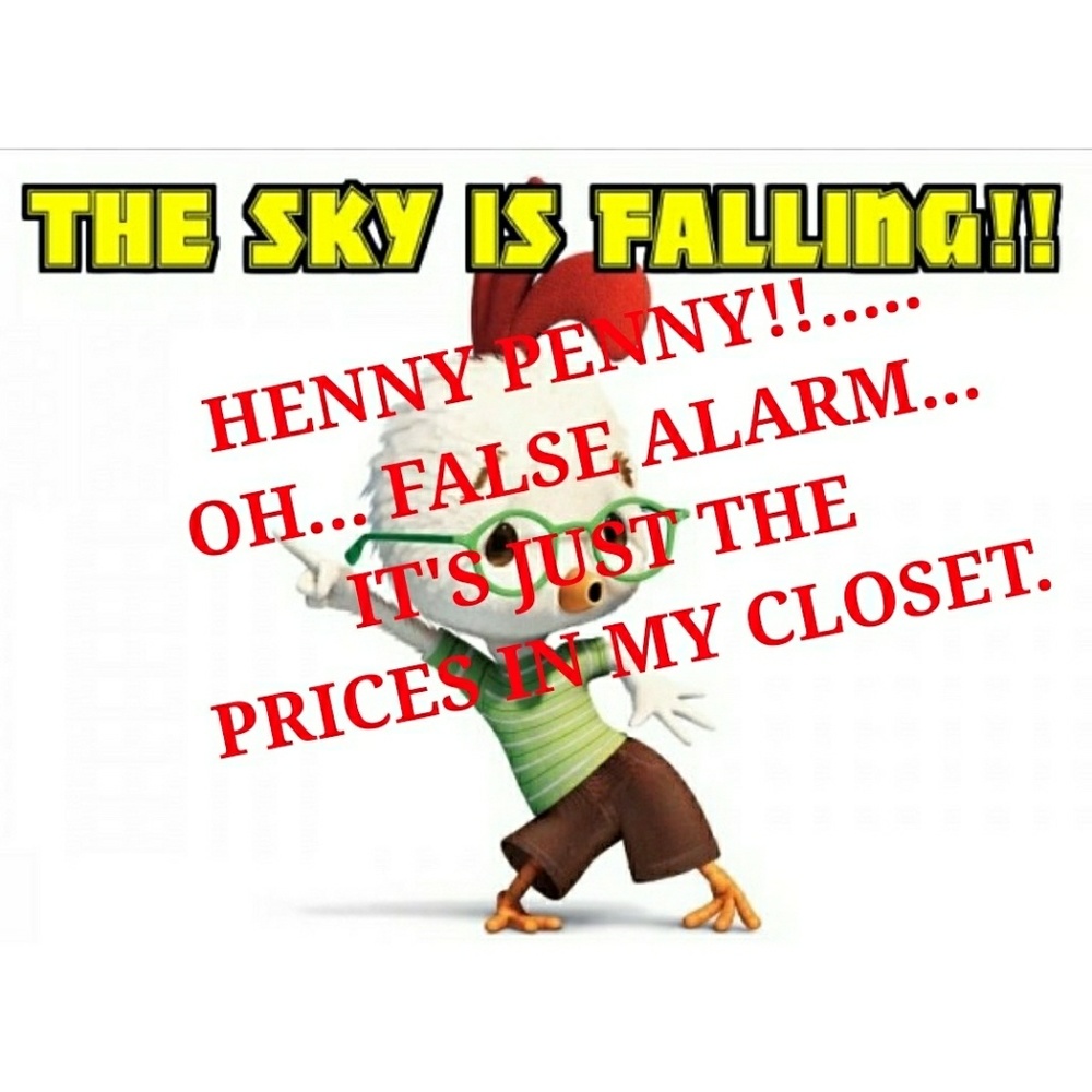 The sky is falling!everything in my closet REDUCED