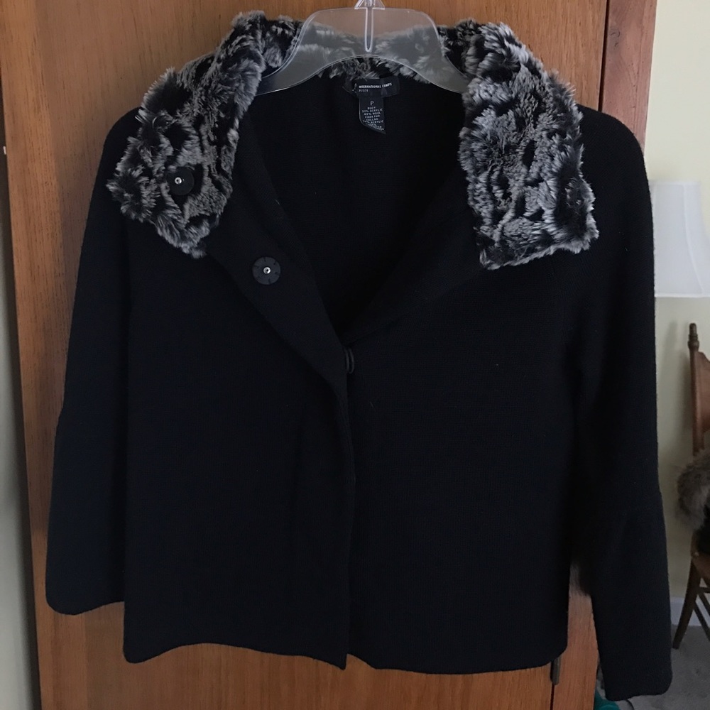 Black Sweater Women's Size P
