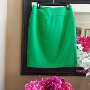 Green pencil skirt