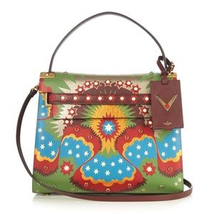 Valentino MyRockstudEnchantedWonderlandleatherTote