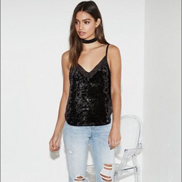 Tops - NWT velvet tank