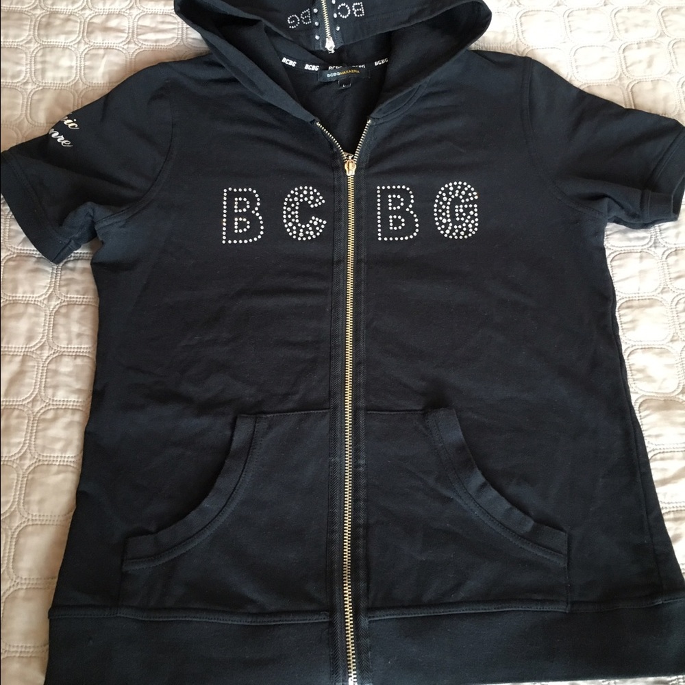 BCBG hoodie and capri pants set, size L