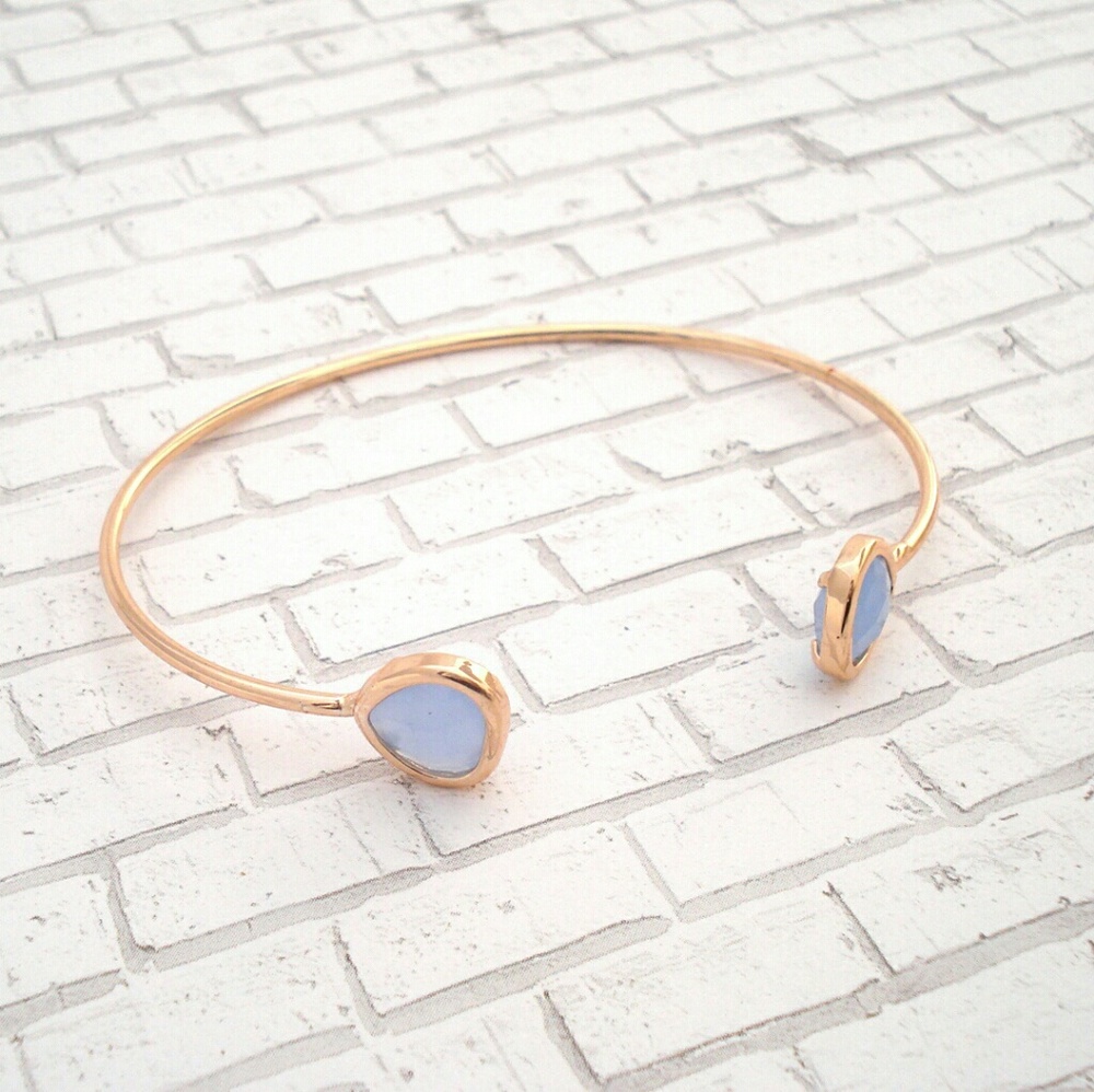 Crystal Cuff Bangle Bracelet - Picture 2 of 7