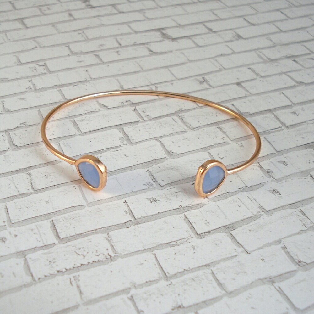 Crystal Cuff Bangle Bracelet - Picture 7 of 7