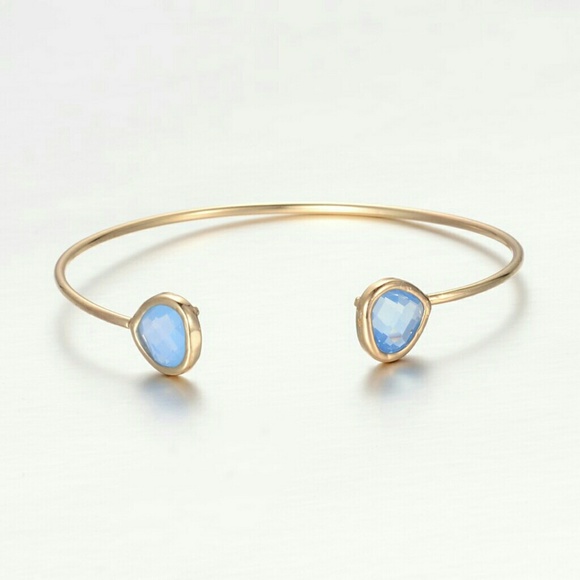 Crystal Cuff Bangle Bracelet - Picture 4 of 7