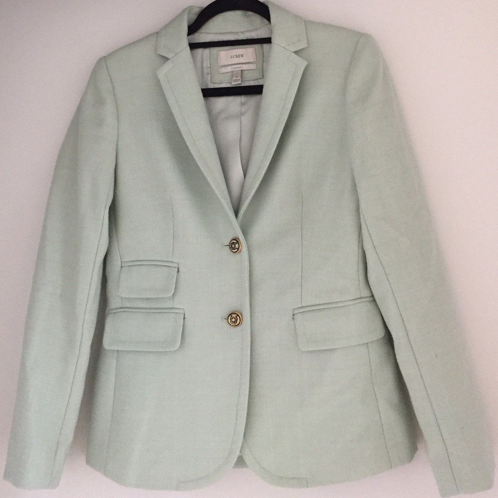 Jcrew Hacking blazer in mint size 4