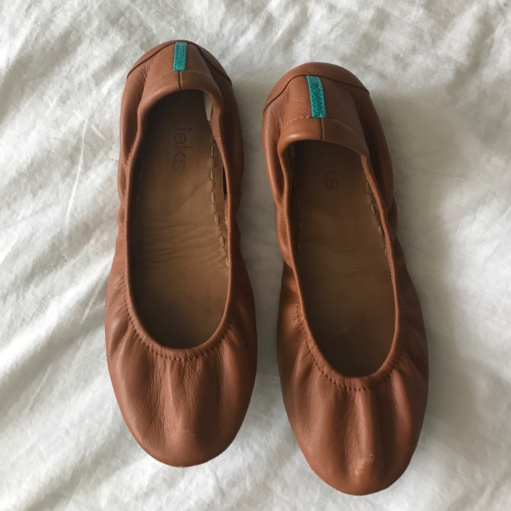 Tieks - chestnut color size 7