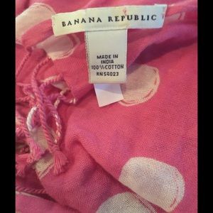 Banana Republic Pink Scarf