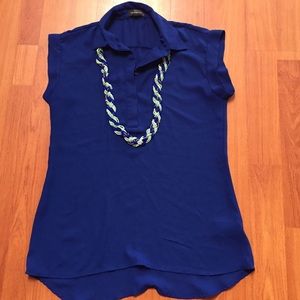 Bright Blue Top