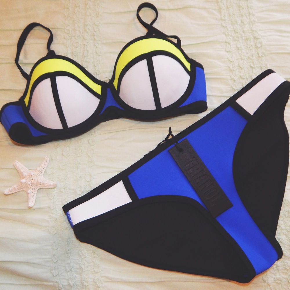 Authentic Triangl Bikini Set in POPPY - BLUE CRUSH
