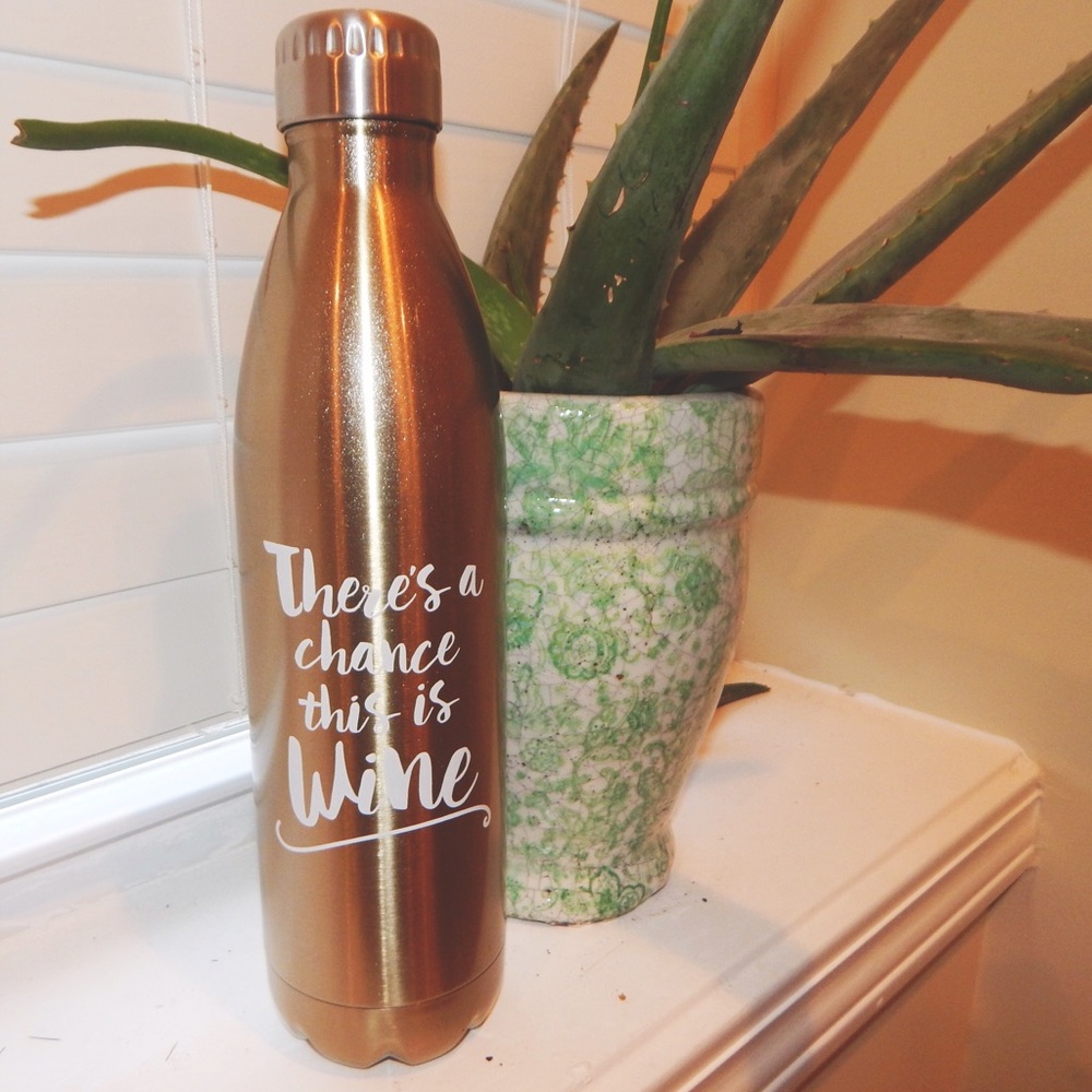 Gold "There's a chance this is wine" Canteen