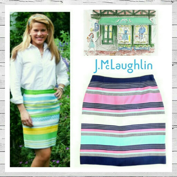 J. McLaughlin Dresses & Skirts - J. McLaughlin Ribbon Skirt Sz 6 (Runs Small)