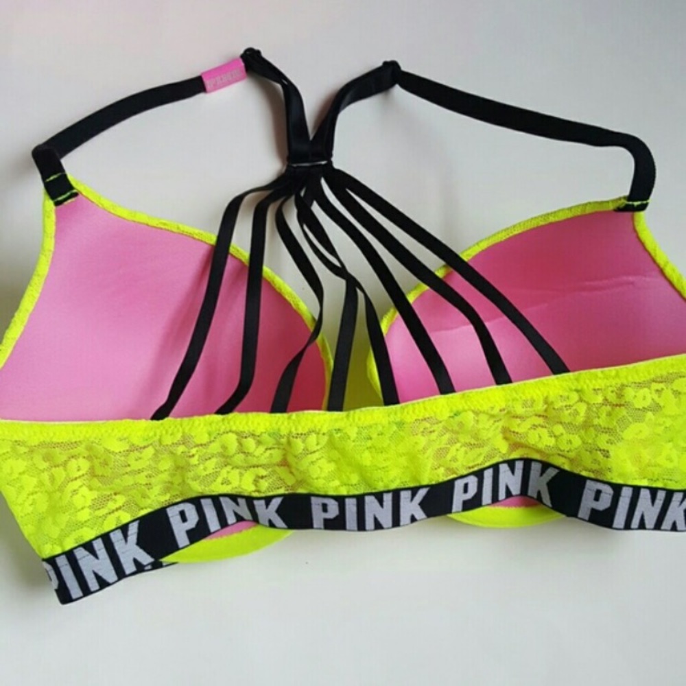 Underwire PINK push-up bra