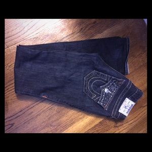 True Religion size 25 Women's Straight leg jeans