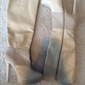 Boots that go a little pass the calf