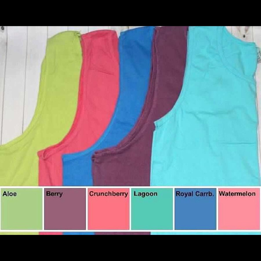 Monogram Comfort Colors Tank - Picture 5 of 6