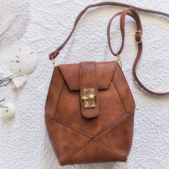 Pink Haley Handbags - Frida Crossbody in Medium Brown