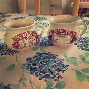 2 Vintage Soup Bowls