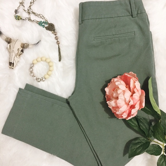 Mossimo Supply Co. Pants - Olive Ankle Pants