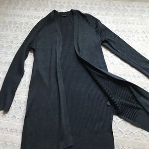 Long grey cardigan