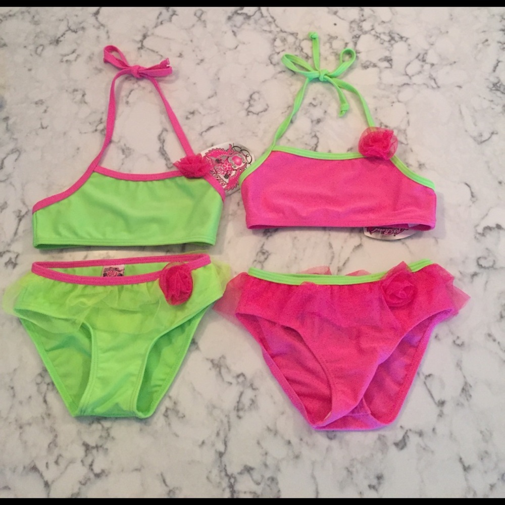 NWT Bikini Bathing Suits - size 2T