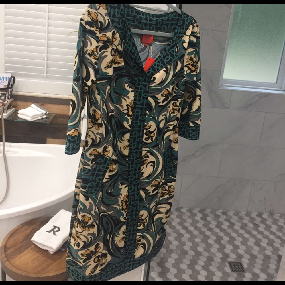 Tracy Negoshian 3/4 sleeve dress