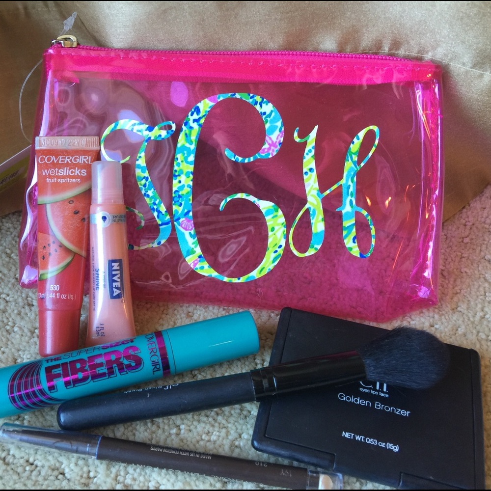 Lilly Pulitzer Monogram Cosmetic Bag