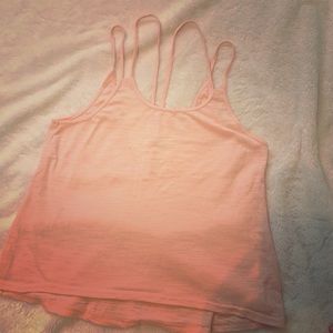 Alo Yoga  peach tank medium