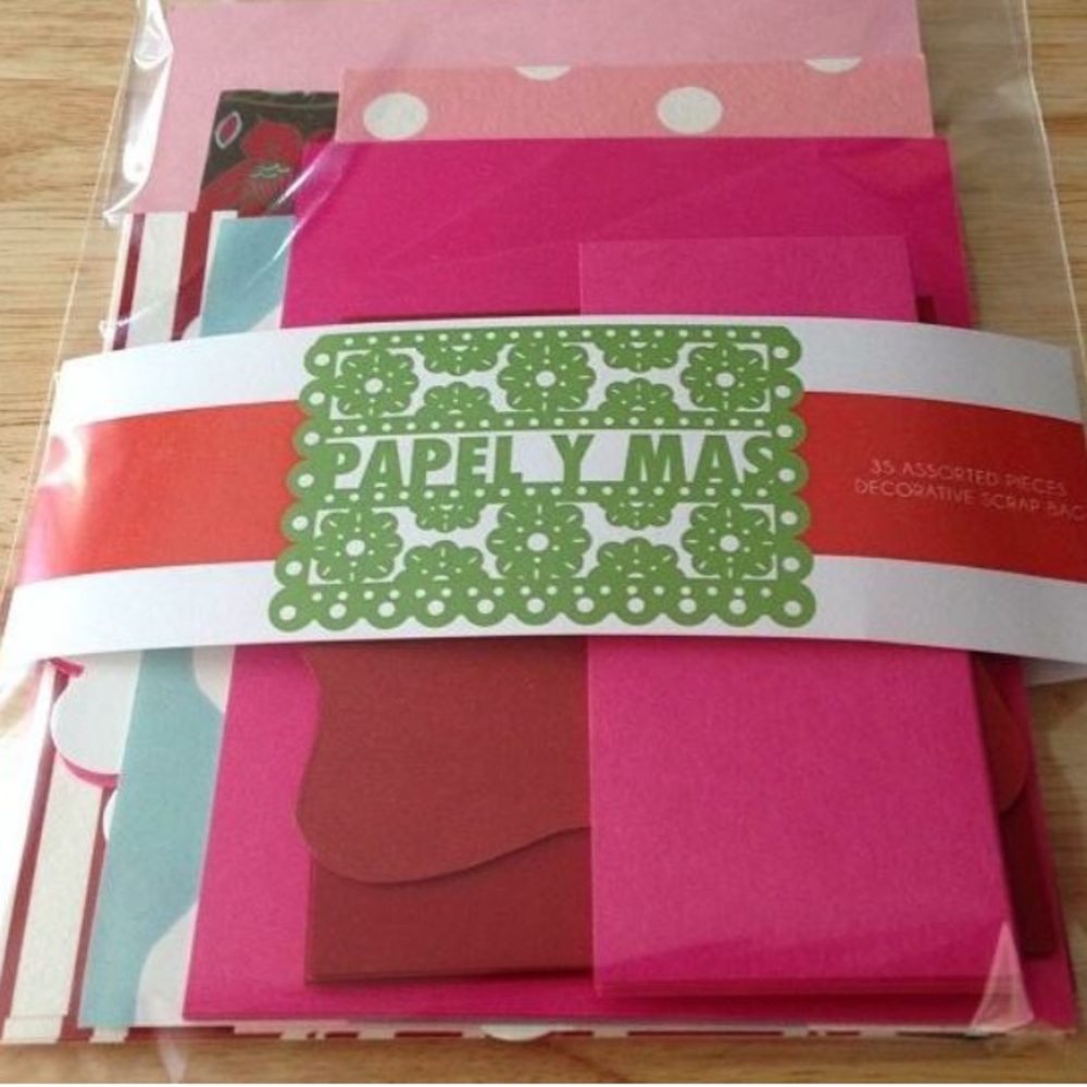 Scrap paper assortment 35 per pack