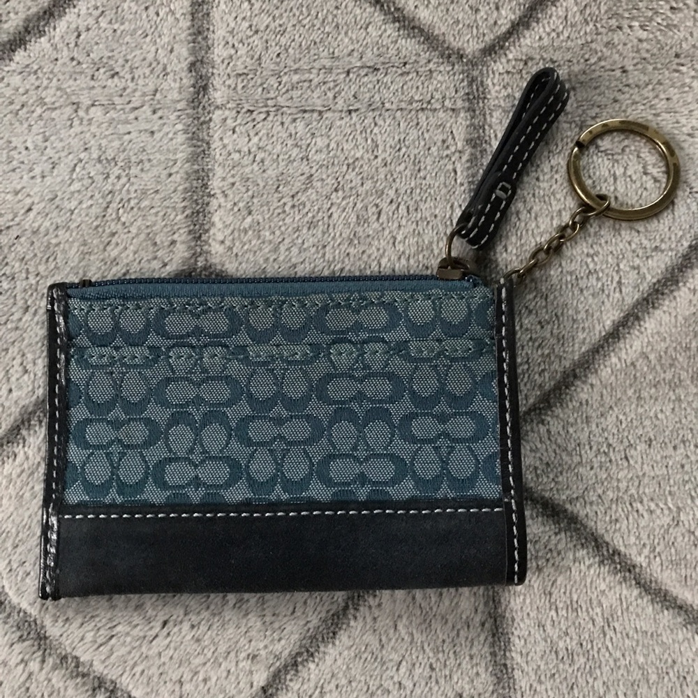 Blue Coach Coin Purse
