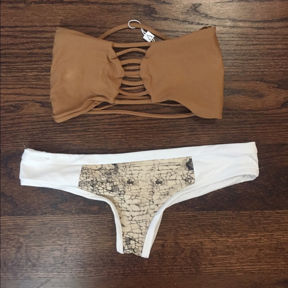 Marbled Bikini Bottoms