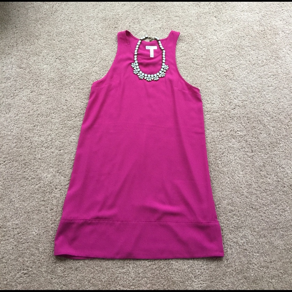 Adorable pink shift dress size small