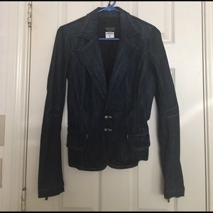 Rock and Republic jean jacket with back detail