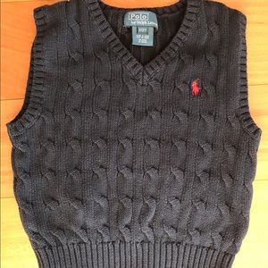 Size 2T Ralph Lauren boys sweater vest.