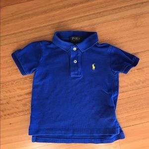 Royal blue Ralph Lauren children's polo 2T.