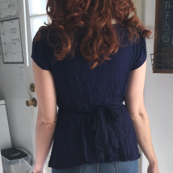 Blue anthropologie blouse - Picture 3 of 3
