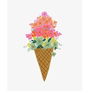 ⭐️ SALE ⭐️Rifle Paper Co Art Print- Ice Cream