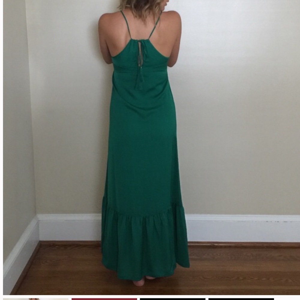 J.Crew Green Maxi Dress - Picture 7 of 8