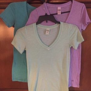 Victoria's Secret Basic V-necks