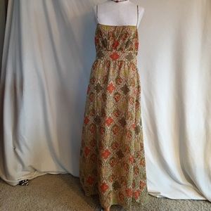 Banana Republic Silk Maxi Dress