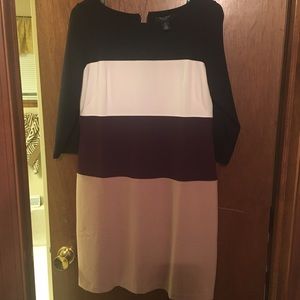 WHBM Color Block Dress